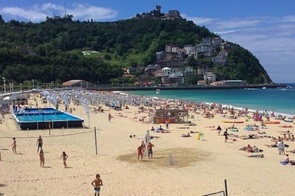 סן סבסטיאן Apartamento A 5Min De La Playa De Ondarreta מראה חיצוני תמונה